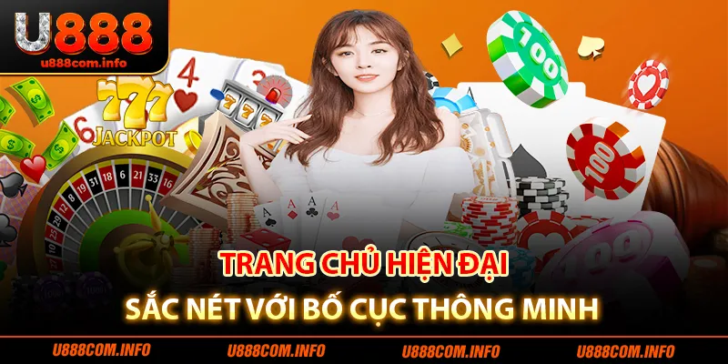 Trang chủ hiện đại, sắc nét với bố cục thông minh