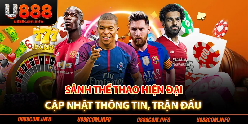 Sảnh thể thao hiện đại, cập nhật thông tin, trận đấu