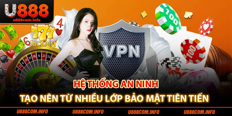 Hệ thống an ninh tạo nên từ nhiều lớp bảo mật tiên tiến 